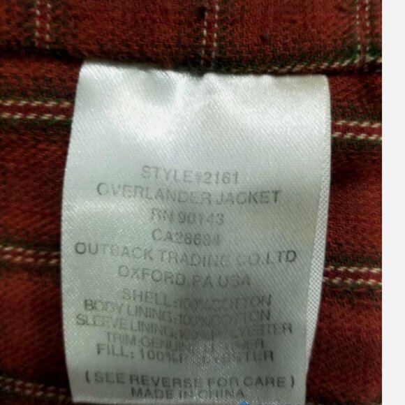 Outback Trading Company Men XXL Overlander Jacket Oilskin Wax Canvas Bronze 2161 - Picture 15 of 16